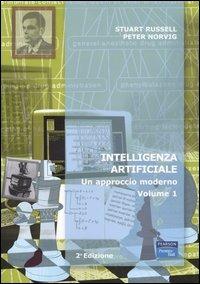 Front cover of Intelligenza Artificiale: Un approccio moderno, Volume 1, by Stuart Russell and Peter Norvig